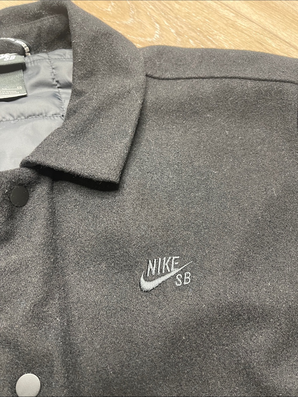 Nike Men's Warm Wool Blend Casual Jacket - Picture 4 of 13